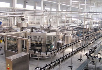 果汁飲料殺菌機全自動灌裝機生產線